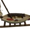 Vintage Handmade Wooden Sailboat 1990s