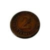 Rare 2 Rentenpfennig Germany Coin 1924