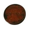 Rare 2 Rentenpfennig Germany Coin 1924