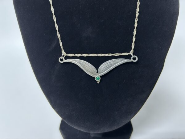 925 Sterling Silver Necklace and Pendant 46 cm long Signed