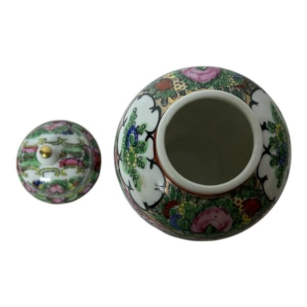 Chinese Porcelain Jug Decorated with Enamel in Classical Cantonese Style signed