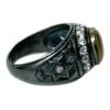 Large & Impressive Judaica Ring, 925 Sterling Silver Signed 2 Large & Impressive Judaica Ring, 925 Sterling Silver Signed