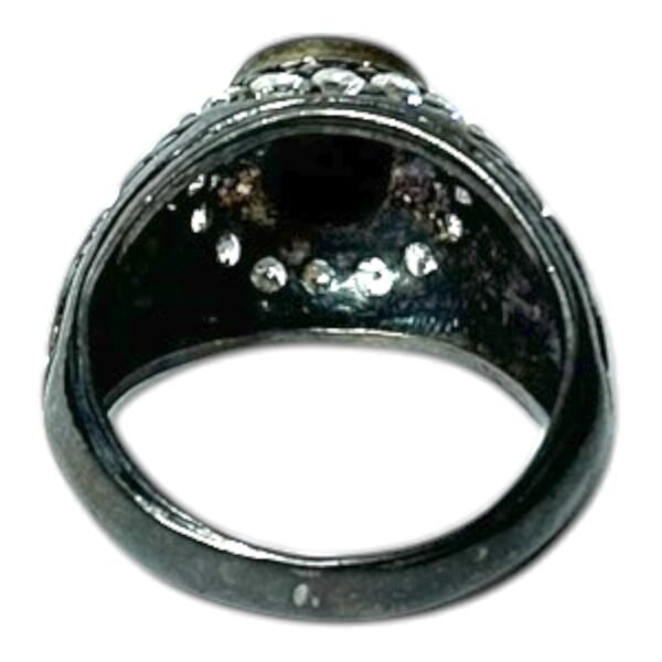 Large & Impressive Judaica Ring, 925 Sterling Silver Signed 4 Large & Impressive Judaica Ring, 925 Sterling Silver Signed