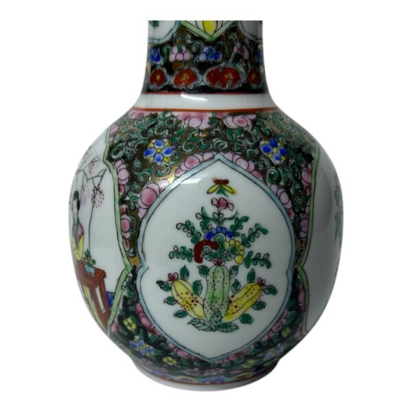 Vintage Chinese Porcelain Glaze Vase Hand Painted Yongzheng 19th Century 5 Vintage Chinese Porcelain Glaze Vase Hand Painted Yongzheng 19th Century