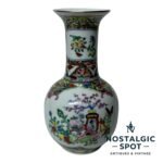 Vintage Chinese Porcelain Glaze Vase Rose Beautiful Yongzheng 19th Century